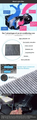 Αριθμός αναφοράς S1662 OE 96800069 Hape Carbon Automotive AC για φίλτρα καμπίνας Chevrolet